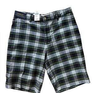 Polo Ralph Lauren Shorts Men's‎ 32 Plaid Chino Golf Shorts Flat Front NEW NWT✅